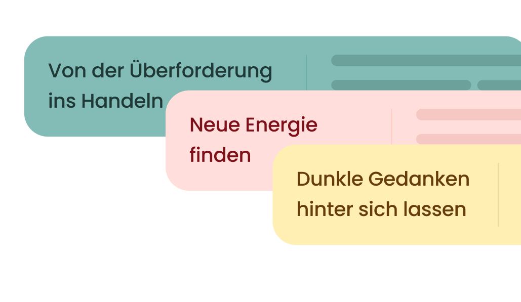 Personalisierte Kurse für dein Wohlbefinden