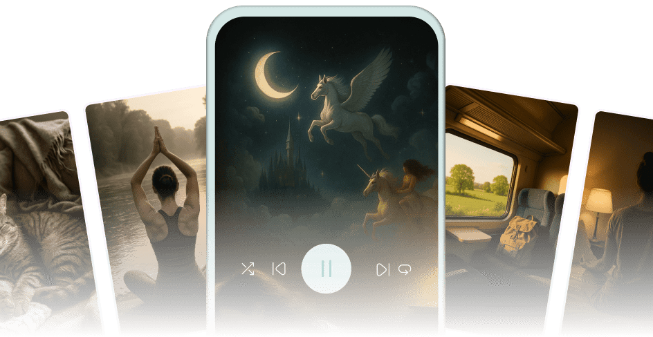 Audio ambiental y meditaciones guiadas